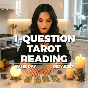 Same Day Psychic Tarot Reading – 1 Question Accurate Love or Life Insight – Fast, Honest & Deep Energy Guidance