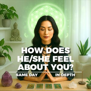How Does He or She Feel About Me? | Accurate Love Tarot Reading | His/Her True Thoughts & Feelings | Same Day Psychic Insight