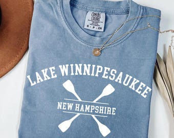 Comfort Colors® Lake Winnipesaukee New Hampshire Shirt Lake Vacation Shirt Gift For New Hampshire Lover Lake Life Shirt Souvenir Shirt