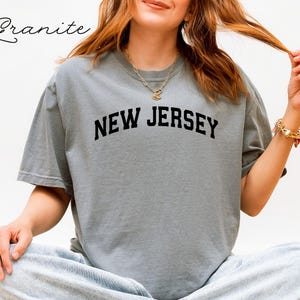 New Jersey Graphic Tee, Unisex New Jersey Shirt, Trendy New Jersey T-shirt, Casual New Jersey Top, Gift for New Jersey Lovers