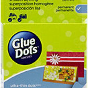 Glue Dots Ultra- Thin 300 dots on roll 3/8&quot;