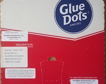 Glue Dots Candle for candle wicks 1,500 box