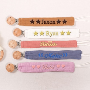Pacifier Clip Personalized, Pacifier Holder, Coming Home gift,Binky Clip, Baby boy gift, Baby girl gift