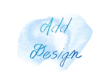 Custom Design Add-On: Floral, Rainbow, Butterfly Patterns