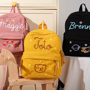Personalized Toddler Backpack: Custom Name Preschool Bag for Kids - Unique School Gift for Boys and Girls