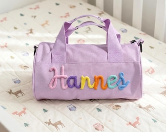 Personalized Girls Dance Duffel Backpack, Custom Crossbody, Kids Picnic Hiking Tote Bag, Travel Gift