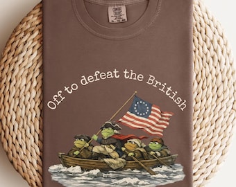 America 250 Frog Shirt, Funny 4th of July 250th Anniversary Tee, Patriotic Gift for Him