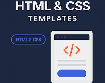 HTML CSS Login Form Templates – Responsive UI (Digital Download)