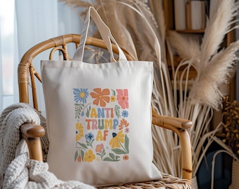 Torba anty-trumpowa AF Floral: prezent dla aktywisty politycznego