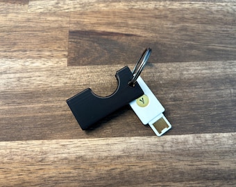 Yubikey 5/5C NFC Key Ring, Flip Cover, Case, Travel, Keychain.