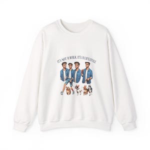 Dog Lover&#39;s Unisex Sweatshirt, Pet Lover Gift, Fun Dog Parent Apparel, Cozy Crewneck for Walks, Dog Walker Outfit, Animal Lover