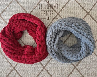 Handmade Knitted Scarf – Winter Accessory, Cozy Soft Neck Warmer