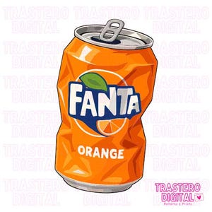 Fanta can SVG, SVG file, instant download