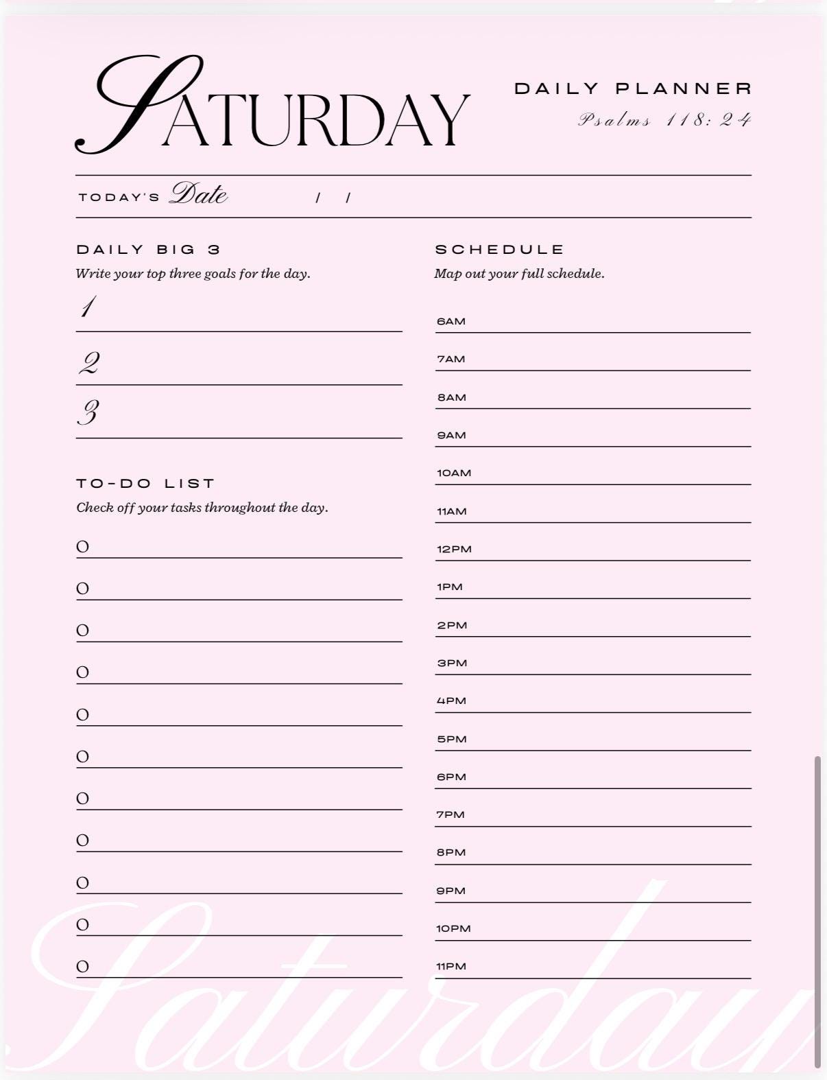 2026 Christian Daily Planner | Printable Faith Planner PDF | Scripture ...