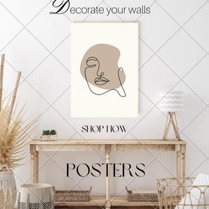 Abstract art, minimalist art, line art, female form,  terracotta, Matisse style, modern art, wall art, print, digital art, elegant art