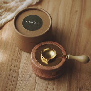 Siegelwachs Schmelzofen Löffel Set ｜Für Wachs Versiegelungen | Hochzeitseinladungen, Karten & Umschlag, Geschenkverpackung