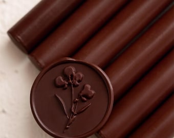 Burgundy Sealing Wax, 6 Sticks | Wedding Invitations Wax Seal, Cards & Envelope, Gift Wrapping
