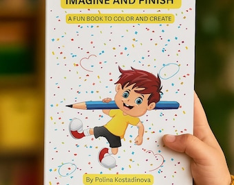 Creative Drawing Prompts Activity Book for Kids (Printable PDF