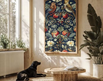William Morris Floral Print Set of 100: Vintage Botanical Gallery Wall (Digital Download)