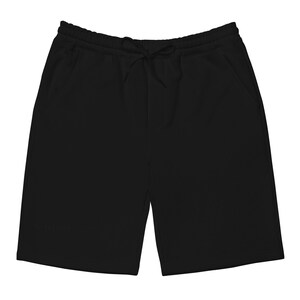 Men’s Fleece Shorts – Casual Summer Shorts with Original Design – Comfy Loungewear with Pockets