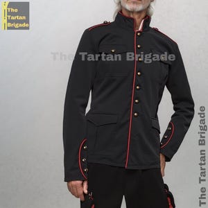 Men’s Gothic Steampunk Drummer Military Jacket | Gothic Jackets | Steampunk jacket | Pure cotton jacket