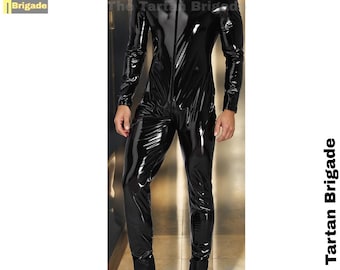 Men's Real Black Leather Zipper – leather Gothic Bondage Dress For Men's | Men's Jacket