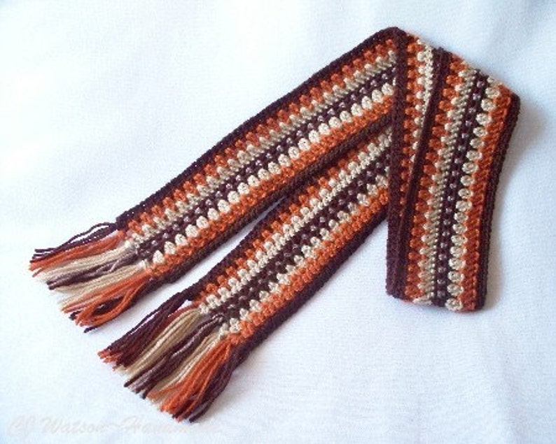 Crochet 612 month Baby Boy Hat and Scarf Set Chocolate Brown Etsy