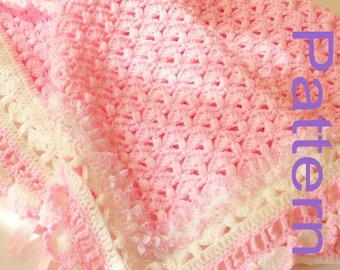 Cotton candy fluffy baby crochet blanket pattern sale