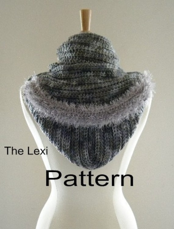 31 Scoodie Crochet Patterns: Create Cozy and Stylish Winter Accessories 11 Crochet Hood and Scarf Scoodie The Lexi Fur Trimmed