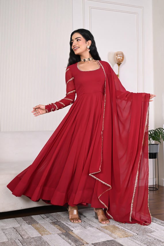 burgundy anarkali dress Buy Latest Designer Anarkali Suits Online in USA for Women Tagged "Maroon" Empress Clothing
