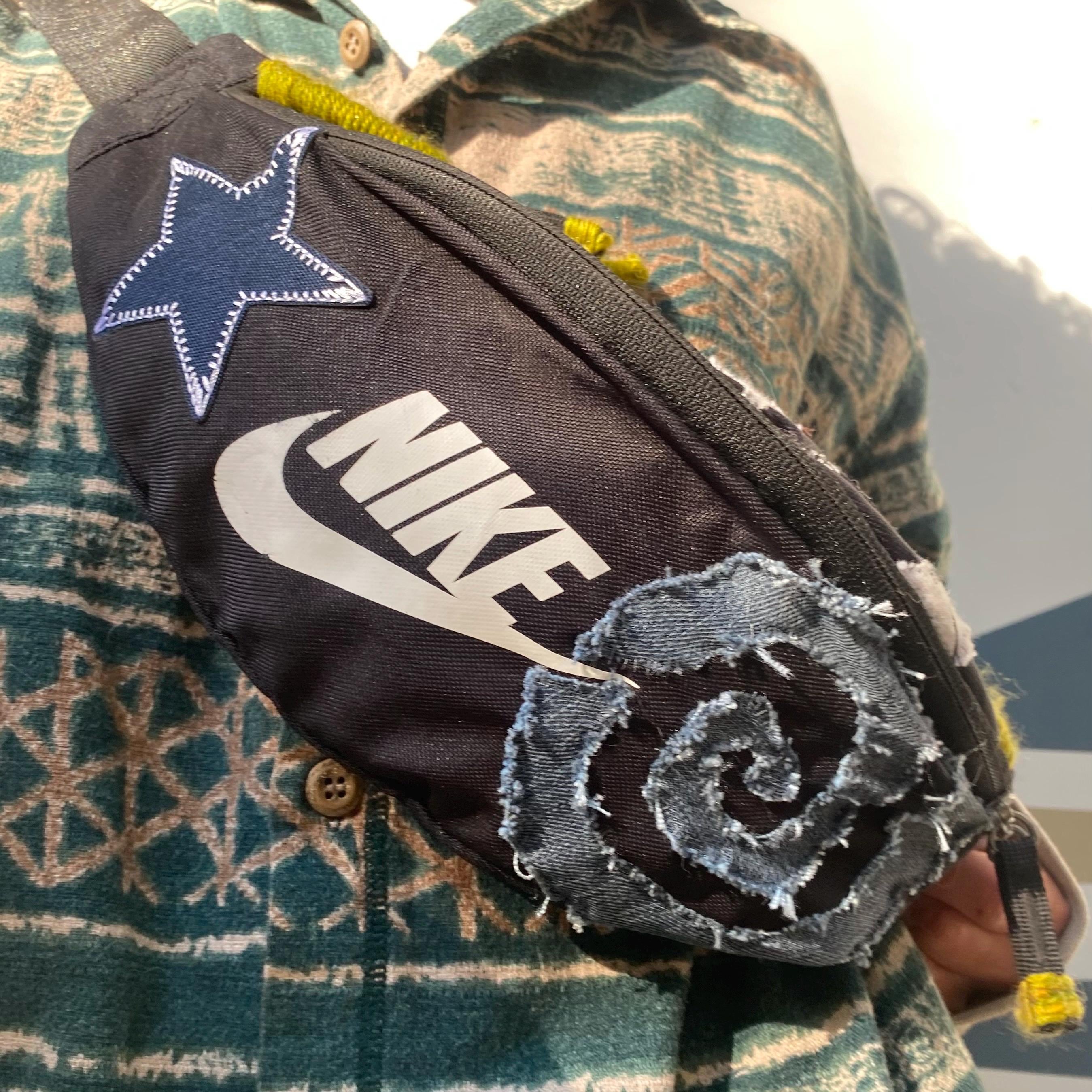 reworked nike shoulder bag