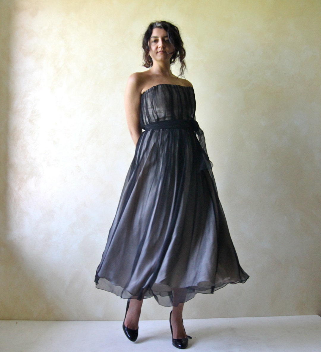 Black Dress, Elegant Dress, Formal Dress, Alternative Wedding Dress ...