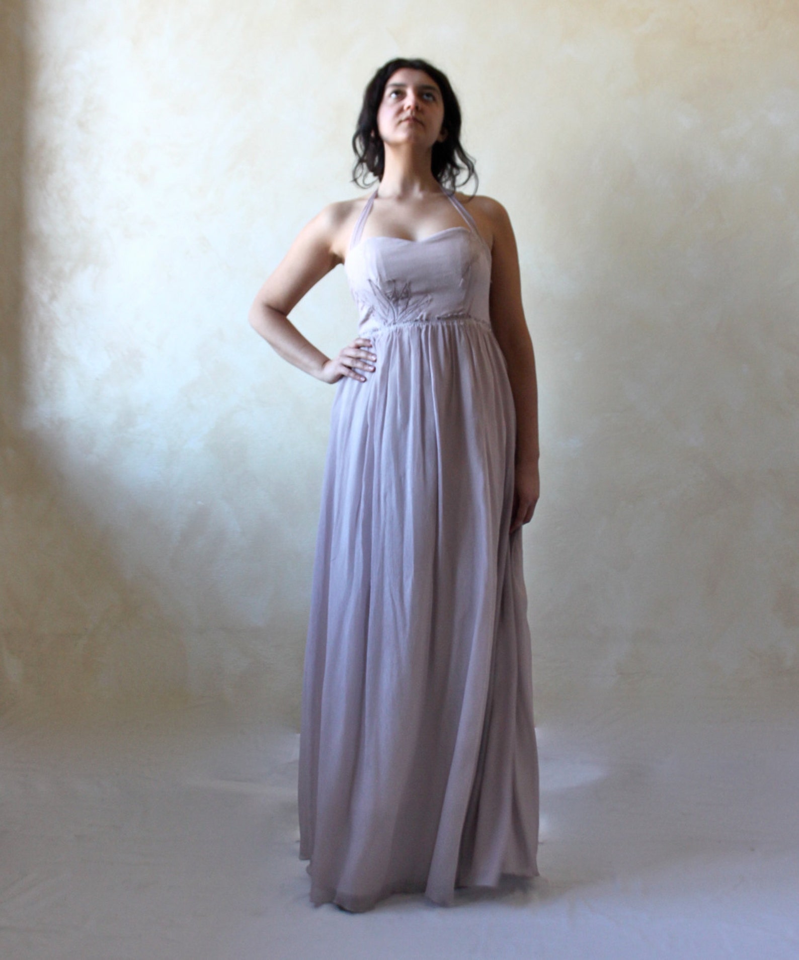 Alternative Wedding Dress Lavender Wedding Dress Boho - Etsy
