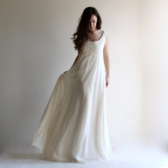 Princess Wedding Dress Empire Wedding Dress Lace Wedding Etsy