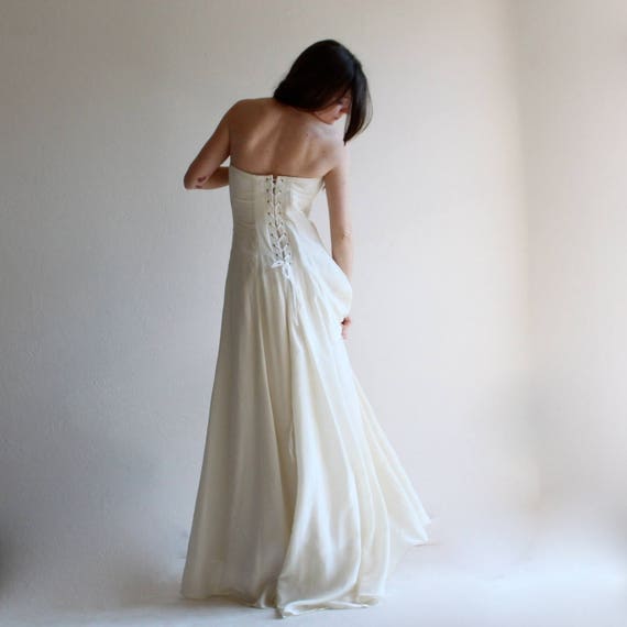 Abito da sposa avorio completo da sposa vestito da sposa | Etsy Italia
