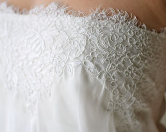 Abito da sposa Liberty vestito da sposa in seta e pizzo | Etsy Italia