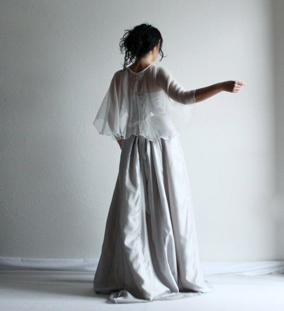 Abito da sposa azzurro ghiaccio abito da sposa con strascico | Etsy Italia
