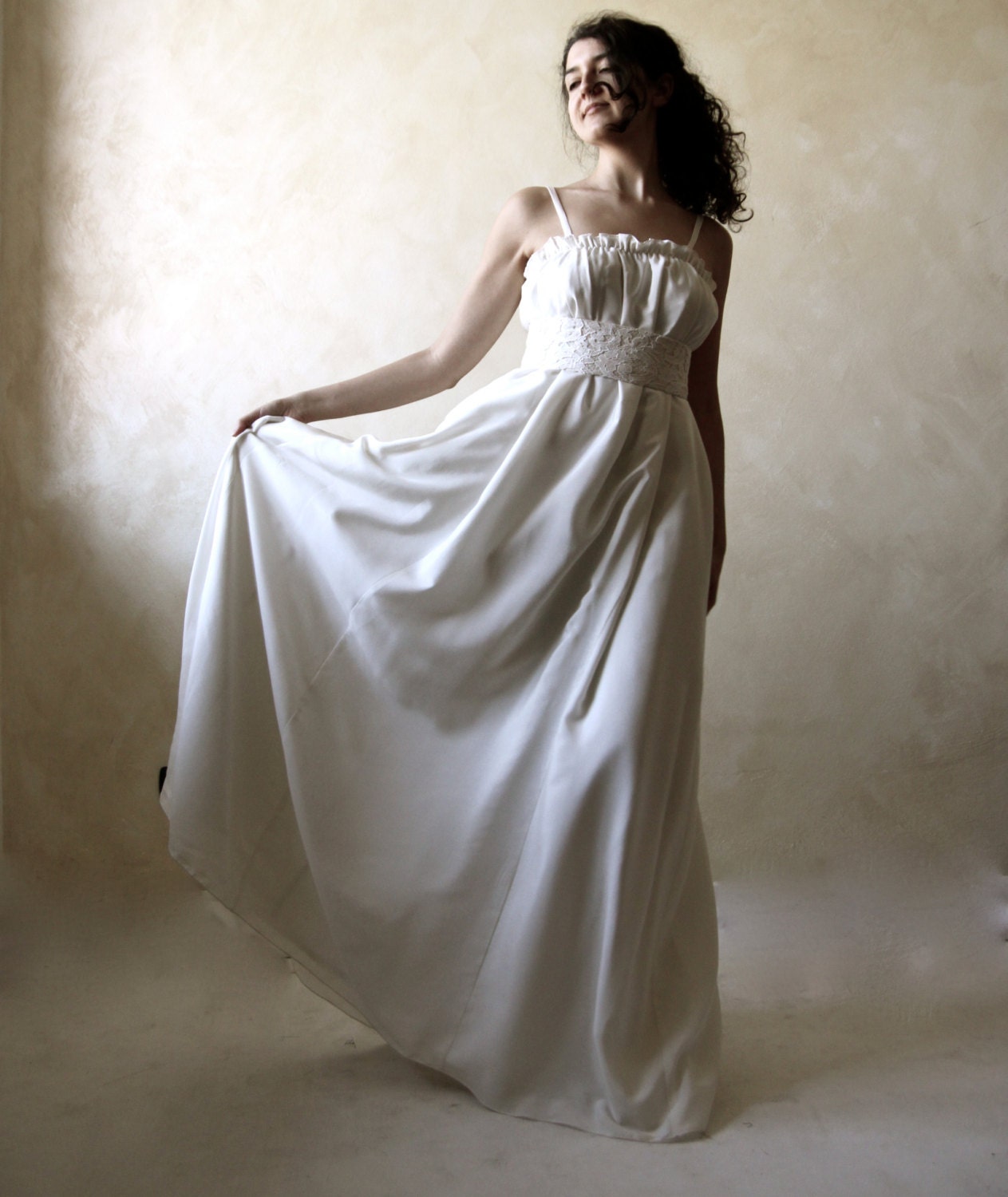Boho Wedding dress Bridal gown Empire wedding dress | Etsy