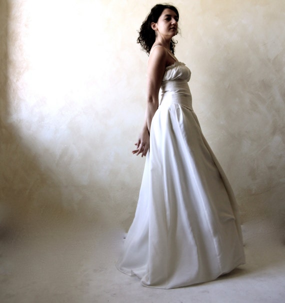 peasant wedding dress