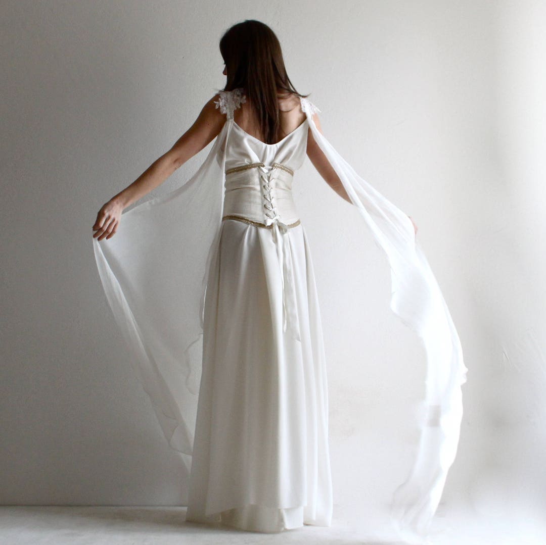 FREYA Abito Da Sposa Vestito Da Sposa Vestito Da Sposa Medievale Abito Sposa Alternativo