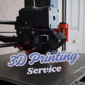 Custom 3D Printing Service Consultation | Upload Your File | PLA, PETG, TPU/Flex Filaments | Unfinished Print