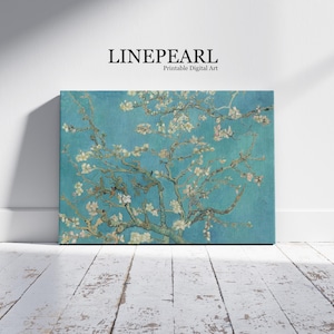 Vincent van Gogh Almond Blossom | Impressionist Flower Painting | Vintage Print | Printable Wall Art | Famous Art Print | Digital Download
