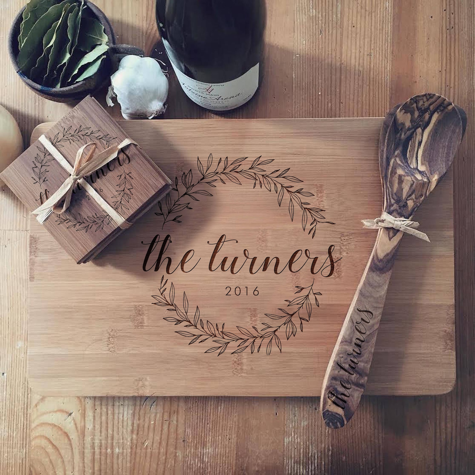 Personalized Cutting Board Gift Set Custom Charcuterie Board Etsy