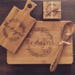 Engraved Cutting Board or Chopping Block, Personalized Wedding Gift Idea, Engagement or Housewarming Gift, Mother's Day Gift 