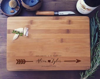 Personalized Cutting Board Wood Cutting Board Chopping Board Butcher Block Cheese Board Custom Cutting Board Wedding Gift Housewarming Gift