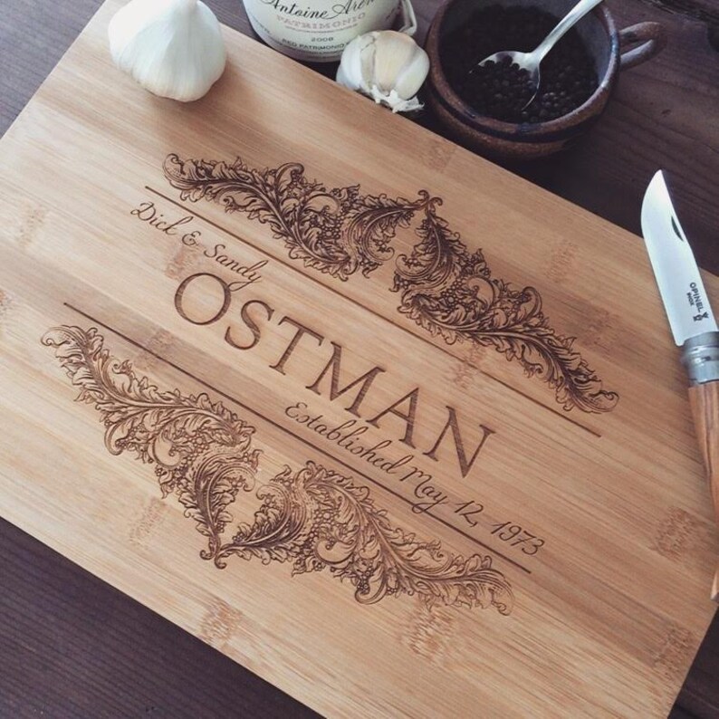 Custom Cutting Board / Personalized Butcher Block Laser Etsy