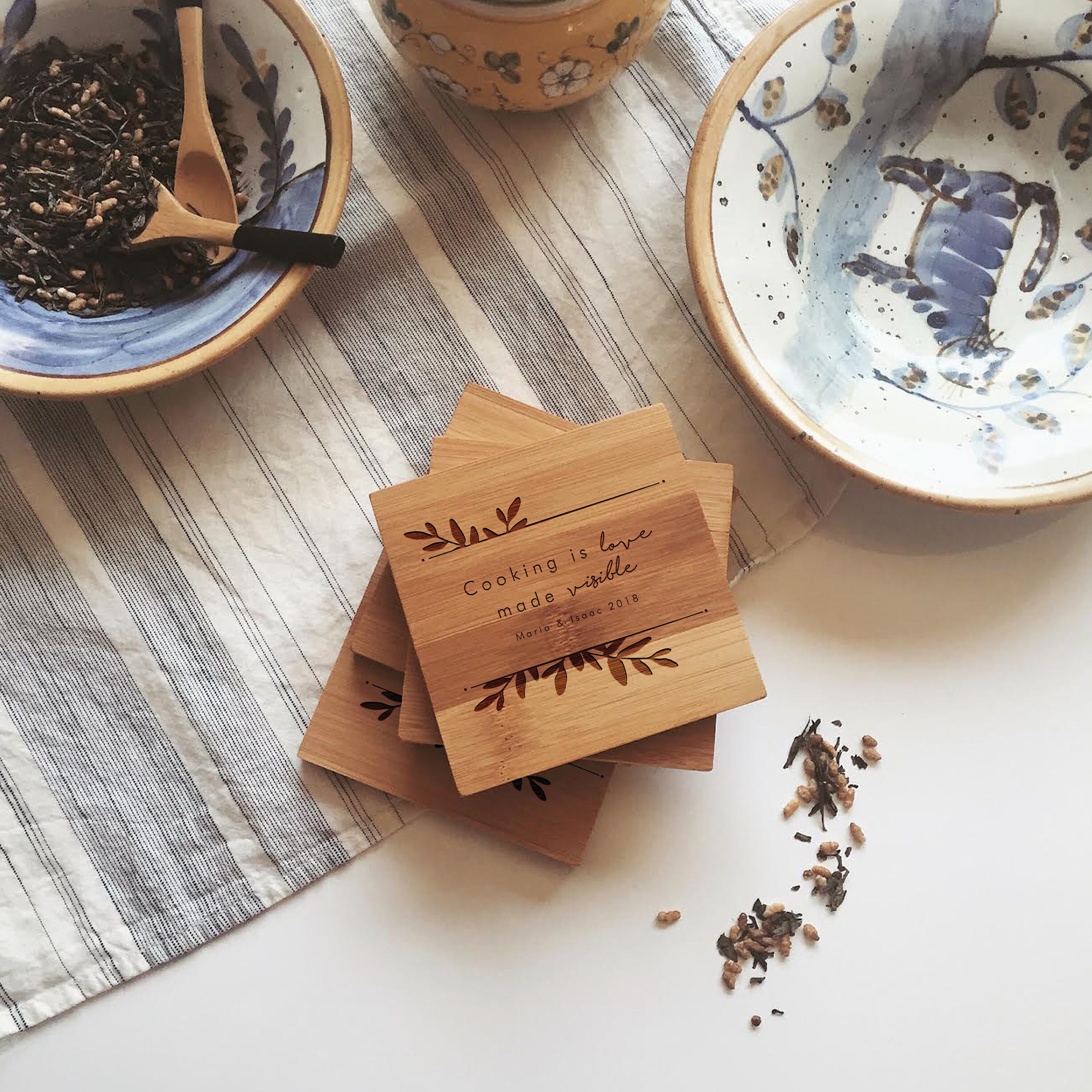 Custom Coasters, Wood Coasters, Engraved Coasters, Personalized