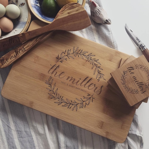 Personalized wooden sale cutting board