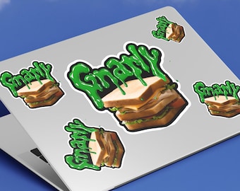 Gnarly ステッカーシート | 4枚パック - Etsy 日本