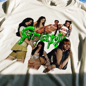 KATSEYE &quot;Gnarly&quot; white Inspired T-shirt , Katseye Kpop Inspired Tee for Trendy Outfits, Casual Cool Aesthetic Shirt,  Gift for kpop fans